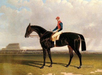 Animal Painting - Lord Chesterfields Industry con William Scott en Epsom Herring Snr John Frederick caballo